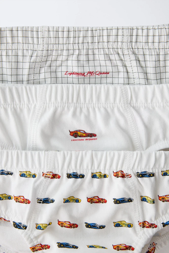 2-6 ANS/ LOT DE TROIS SLIPS CARS © DISNEY