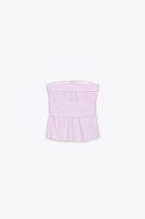 TOP À RAYURES BANDEAU