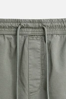 PANTALON DÉLAVÉ AVEC TAILLE JOGGING