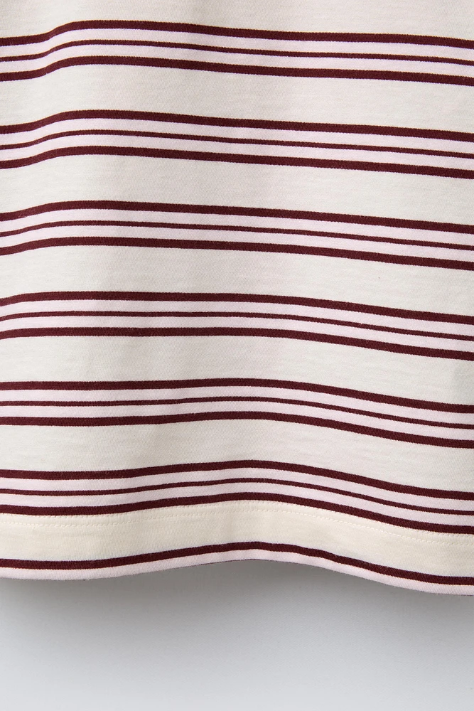 ZARA TIMELESS - T-SHIRT À RAYURES AVEC LISERÉS EN CONTRASTE