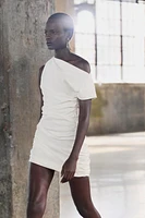 DRAPED MINI DRESS ZW COLLECTION