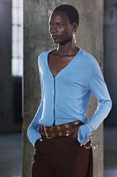 FINE KNIT CARDIGAN