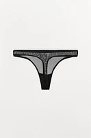 MESH THONG