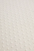 THROW PILLOW COVER WITH POLKA DOT DESIGN