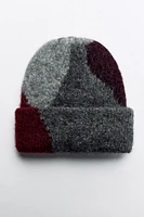 ALPACA BLEND PRINT BEANIE