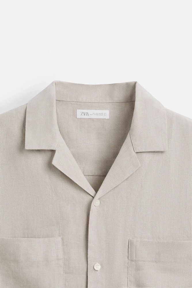 100% LINEN SHIRT