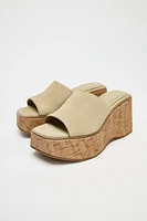 SUEDE PLATFORM WEDGES