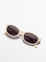 Petites lunettes de soleil rectangulaires