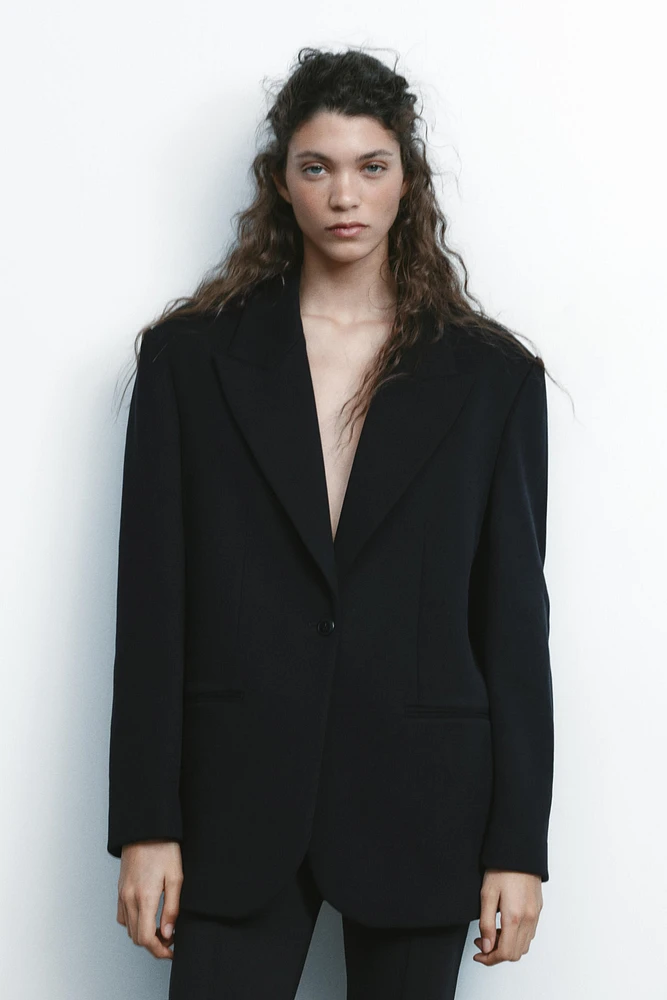 VESTE OVERSIZE EN MOLLETON