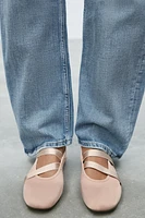 ELASTIC BALLET FLATS