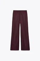 ZIPPERED TRACK PANTS