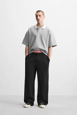WIDE FIT JOGGER PANTS