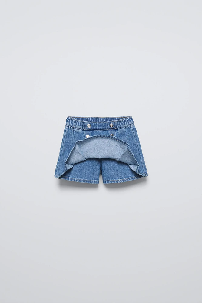 DENIM SKORT