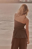 TOP FLUIDE BUSTIER