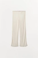 PANTALON EN MAILLE POINTELLE