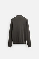 SILK COTTON KNIT POLO