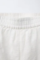 CROCHET RUFFLE SHORTS