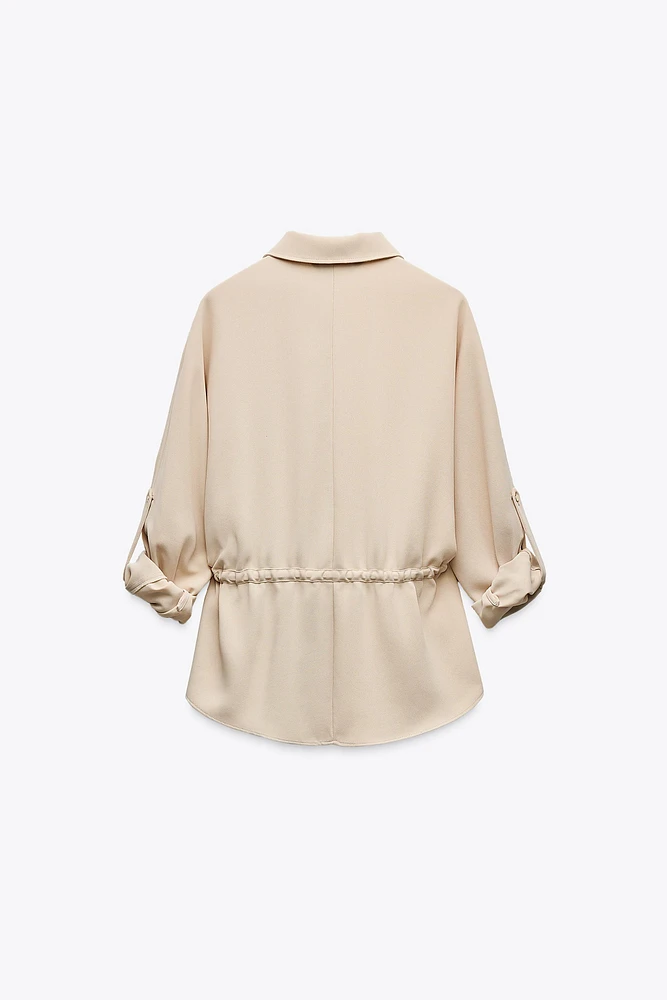 CREPE SAFARI SHIRT