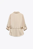 CREPE SAFARI SHIRT