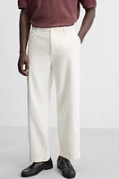 PANTALON CHINO À CHEVRONS