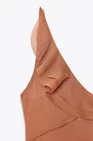 ASYMMETRICAL DRESS WITH RUFFLES