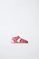 BAREFOOT LEATHER FISHERMAN SANDALS