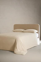 TEXTURED STRIPED DUVET COVER