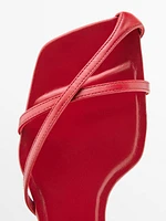 Flat strappy sandals