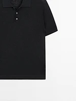 Polo en maille 100 % lin