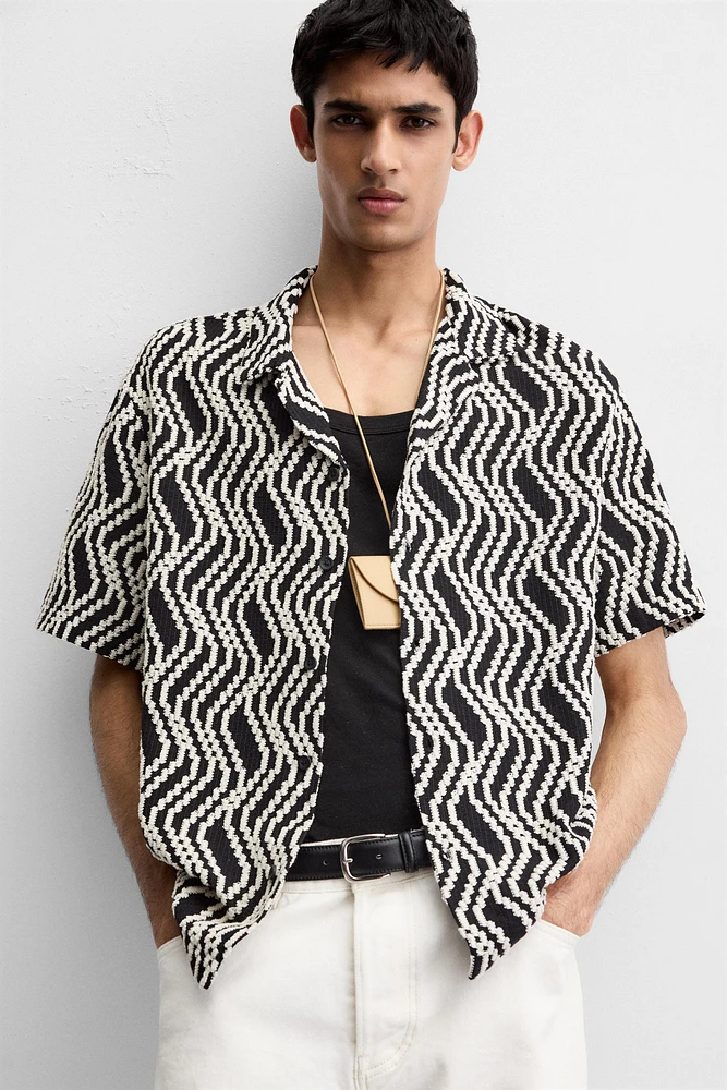 CHEMISE EN JACQUARD