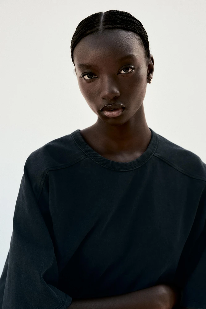 WASHED HEAVY COTTON T-SHIRT