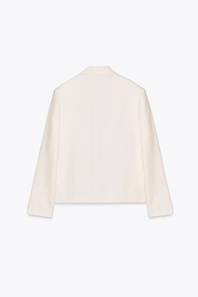 ZW COLLECTION TOPSTITCHED BLAZER