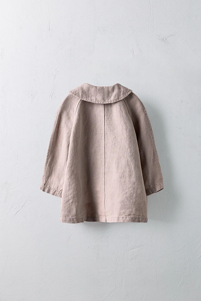 YEARS/ LIMITED EDITION 100% LINEN TRENCH COAT