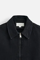 VESTE EN JEAN À ZIP
