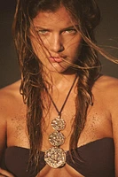 HAUT DE BIKINI BANDEAU AVEC DÉTAIL MÉTALLIQUE