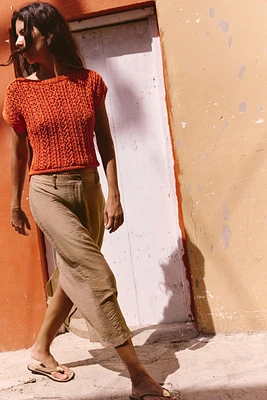 KNIT CROP TOP