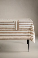 STRIPED LINEN TABLECLOTH