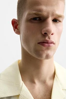 CHEMISE EN JACQUARD FROISSÉ