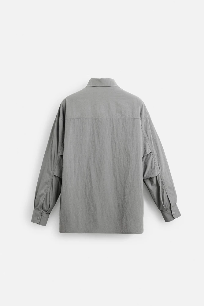 CHEMISE FLUIDE À POCHES UTILITAIRES