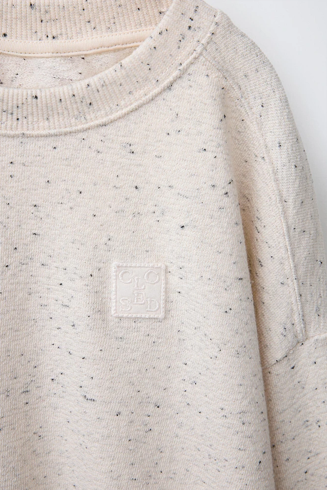 CLOSED © Button-Down Sweatshirt