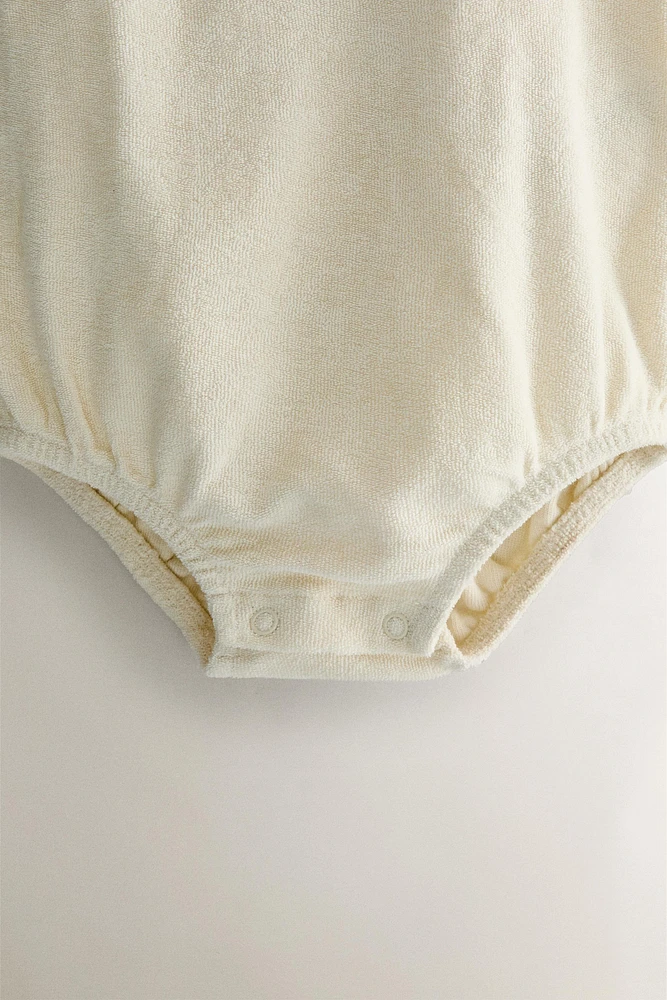 GRENOUILLÈRE ENFANT TISSU ÉPONGE COTON