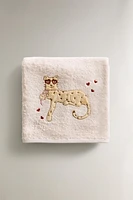 SERVIETTE DE BAIN ENFANT GUÉPARD