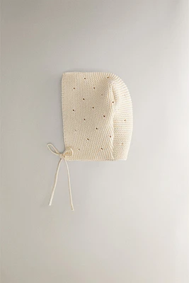 CHILDREN’S CHUNKY KNIT BONNET