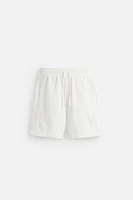 BERMUDA DE JOGGING DÉLAVÉ RELAXED FIT
