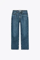 Z1975 HIGH-WAISTED STRAIGHT ANKLE JEANS