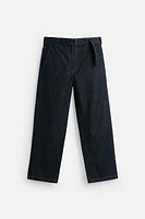 JEAN STRAIGHT FIT À CEINTURE