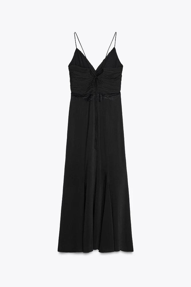 MIDI SLIP DRESS