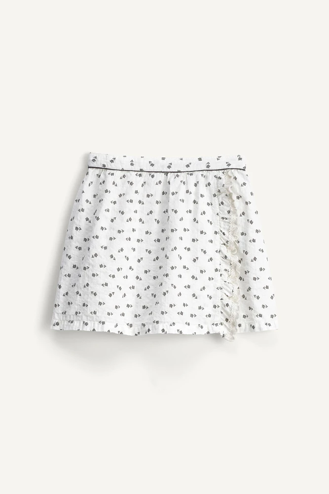 FLORAL WRAP SKIRT LIMITED EDITION