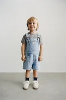 SALOPETTE COURTE EN JEAN