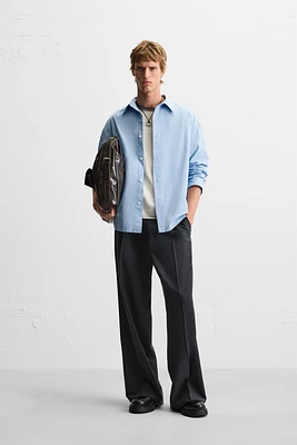 CHEMISE RELAXED FIT PLIS